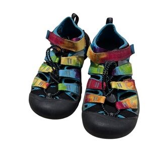 Kid's Keen Newport H2unisex multicolor sandals Sz 3